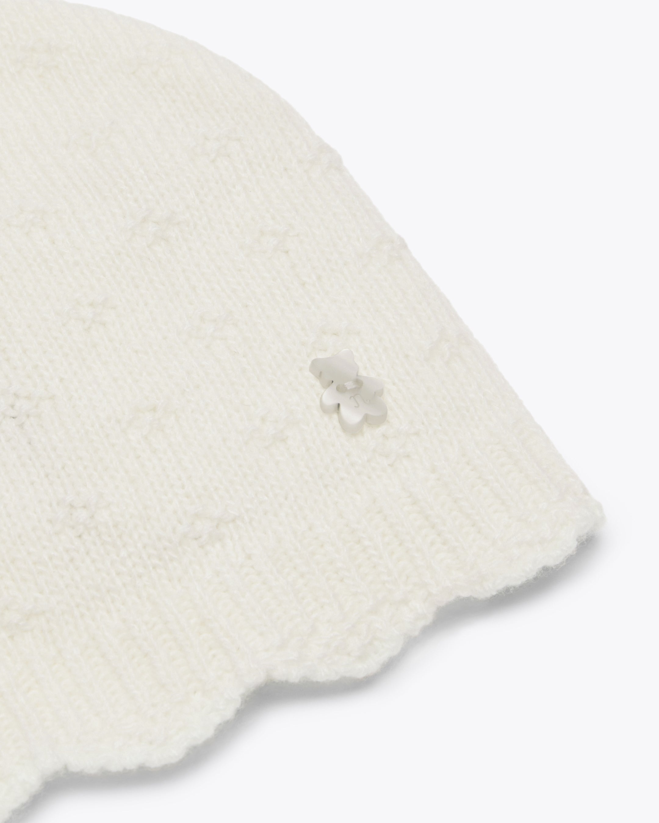 nanan-berretta-avorio-in-filo-traforato-misto-cashmere image 2