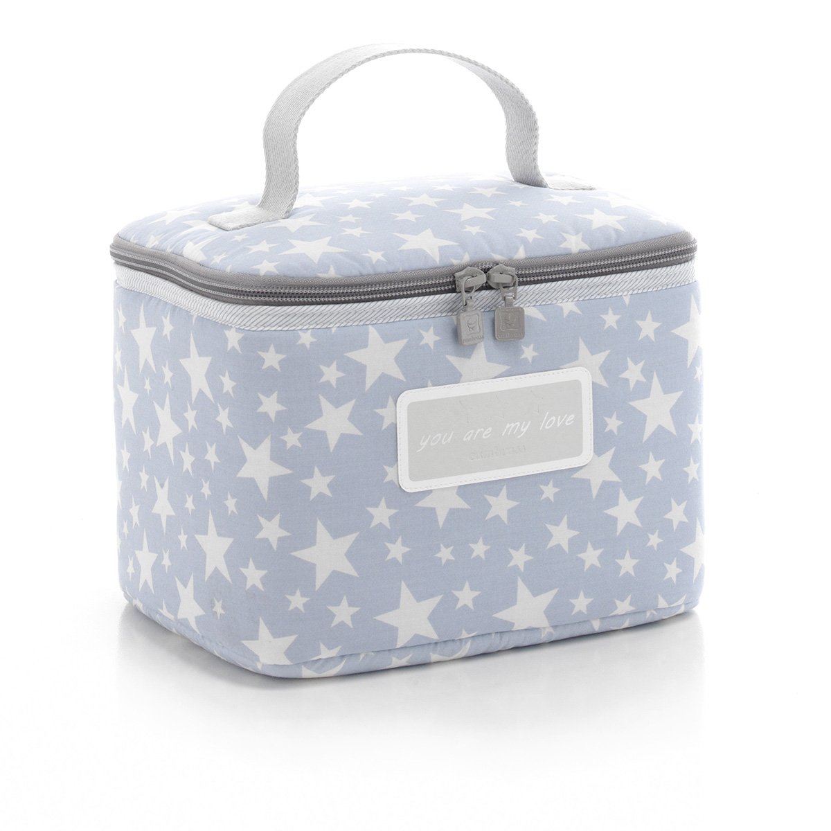 cambrass-35492-necessaire-mini-azzurro-star-19x24x17-cm image 1