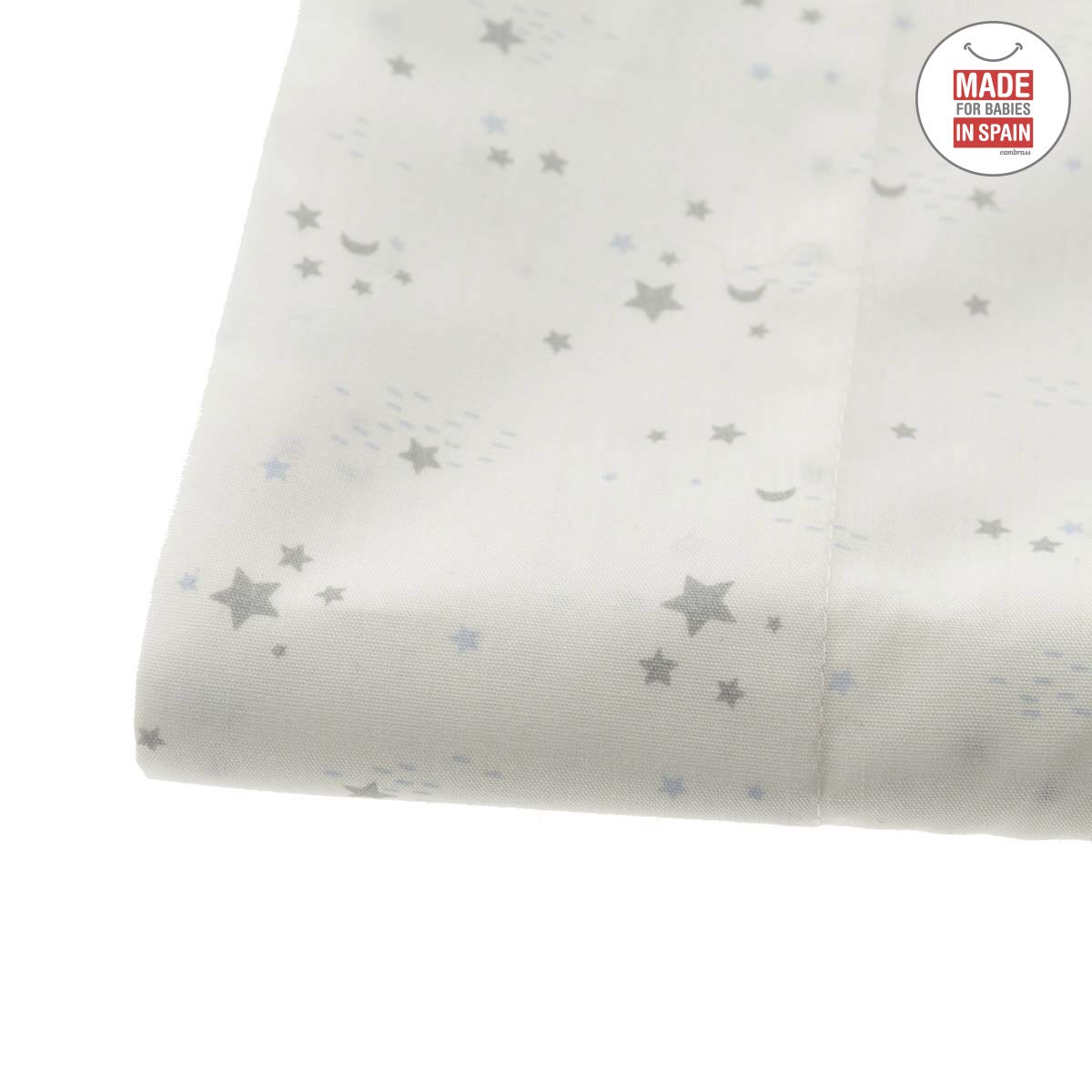 cambrass-set-3-pezzi-lenzuola-carrozzina-80x120-cm-sky-blue-cotone image 3