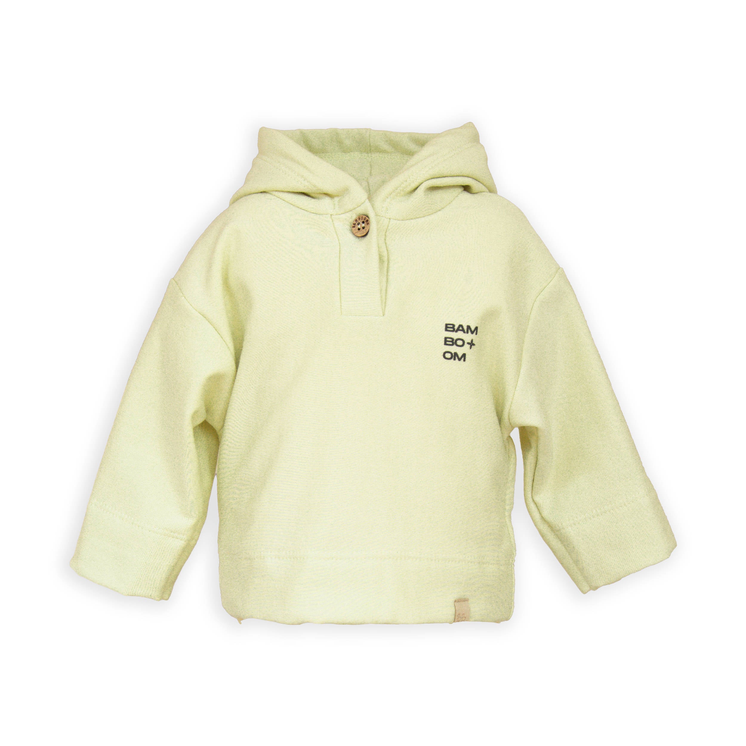 bamboom-hoodie-con-stampa-logo-lime-120 image 1