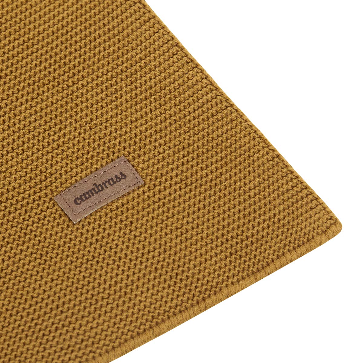 cambrass-basic-coperta-neonato-cotone-80x100-cm-senape image 3