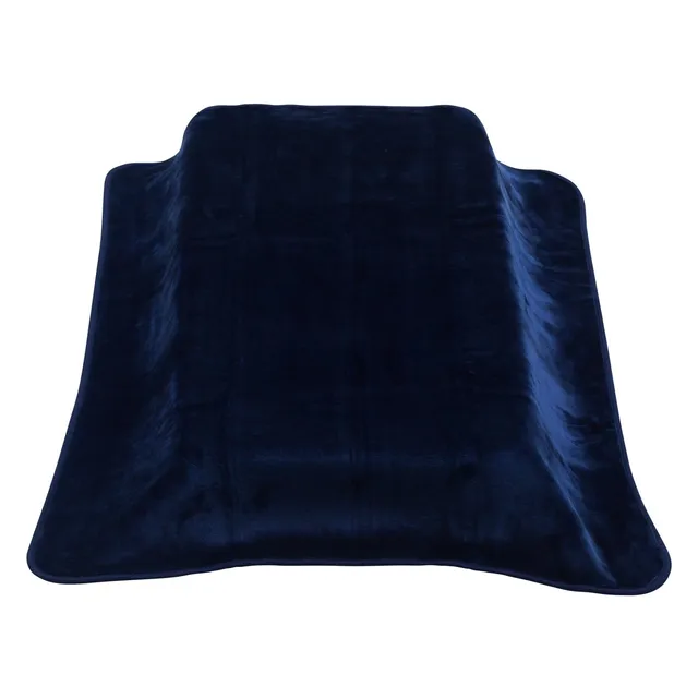 cambrass-37978-coperta-raschel-culla-be-solid-blu-110-x-140-cm image 1