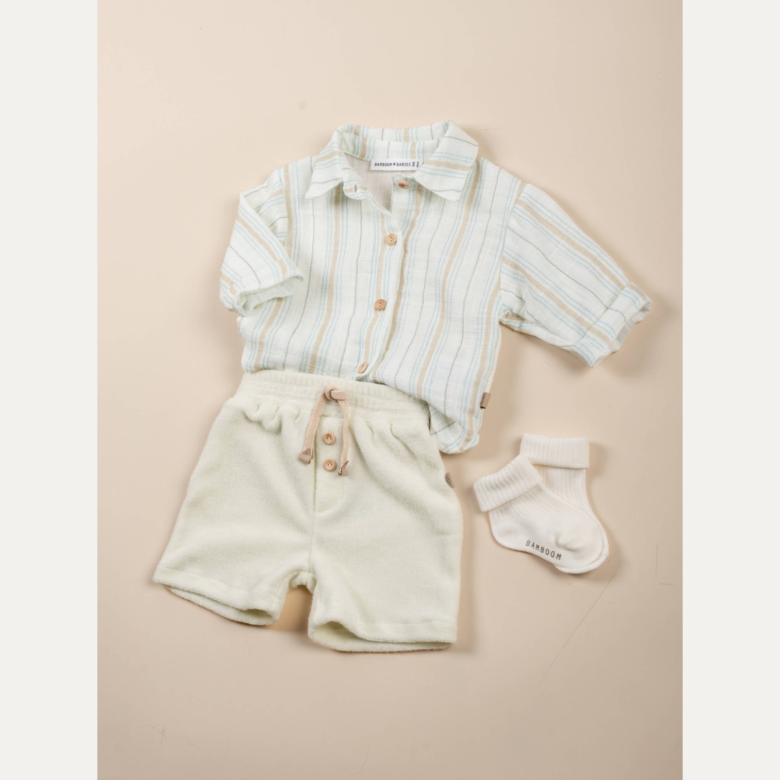 bamboom-camicia-bimbo-stripe-white-blu-272 image 2
