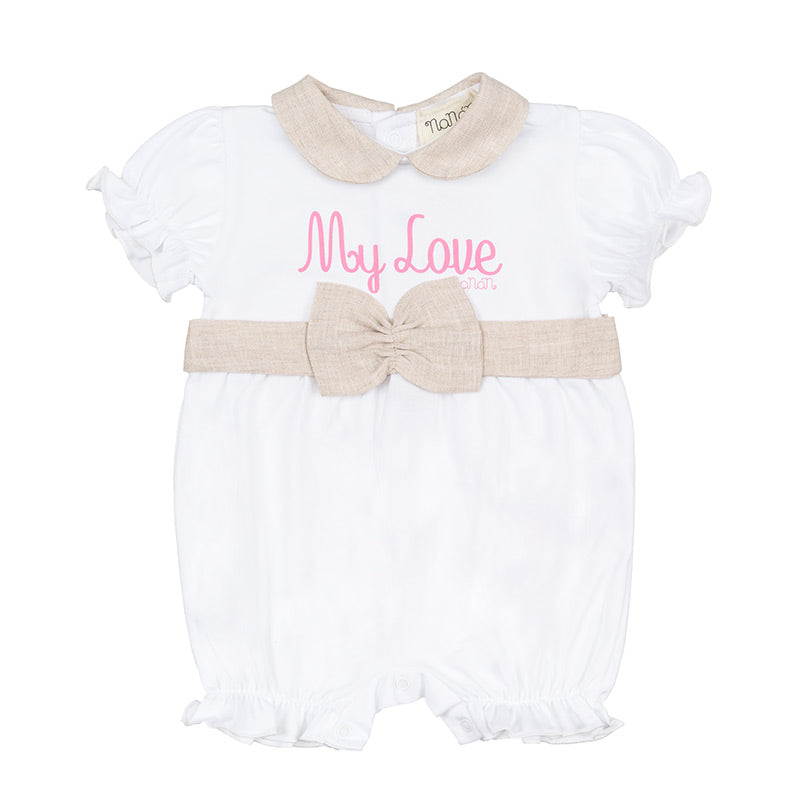 nanan-my-love-pagliaccetto-con-colletto-fiocco-e-orsetto image 1