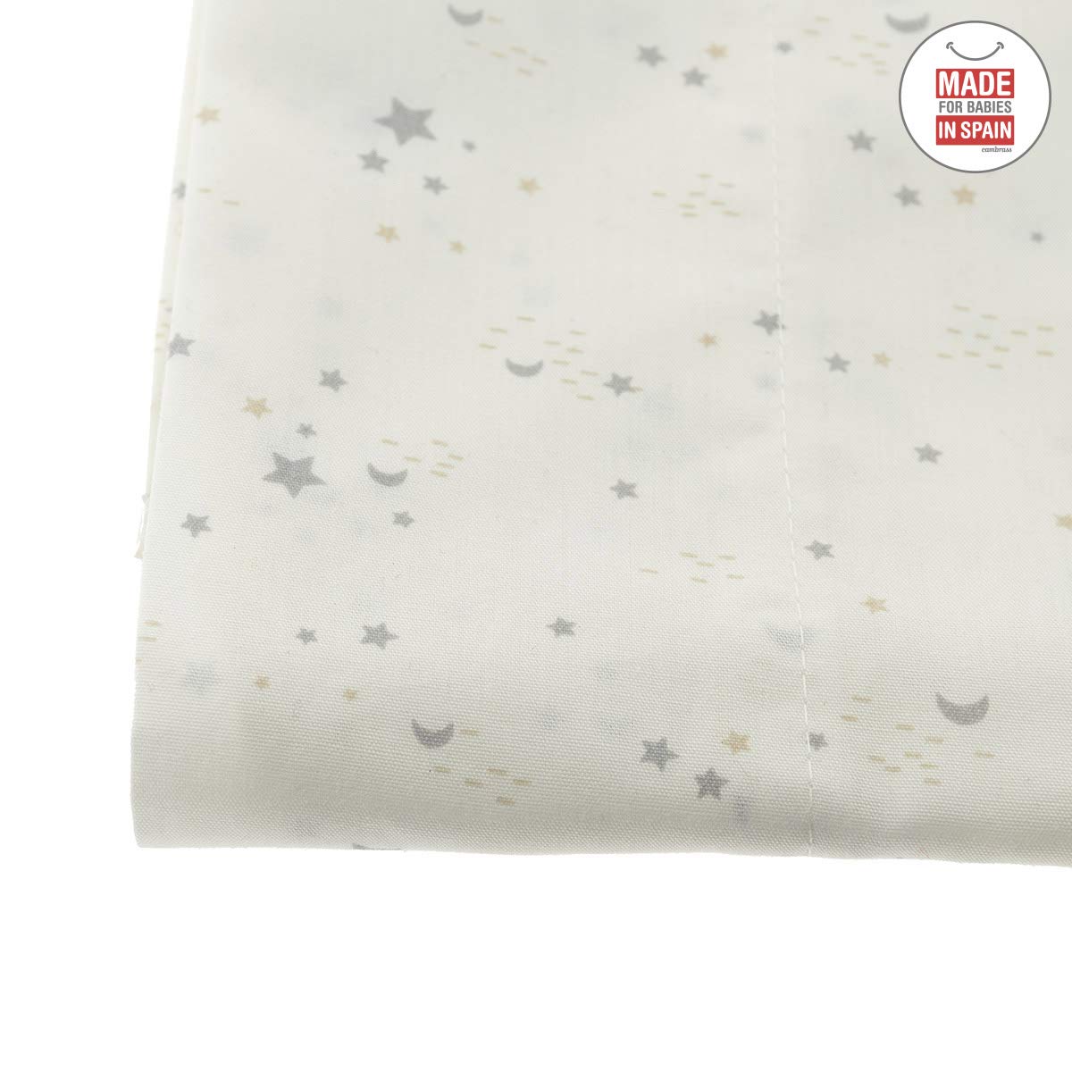 cambrass-set-3-pezzi-lenzuola-culla-cestone-80x120-cm-sky-beige image 3