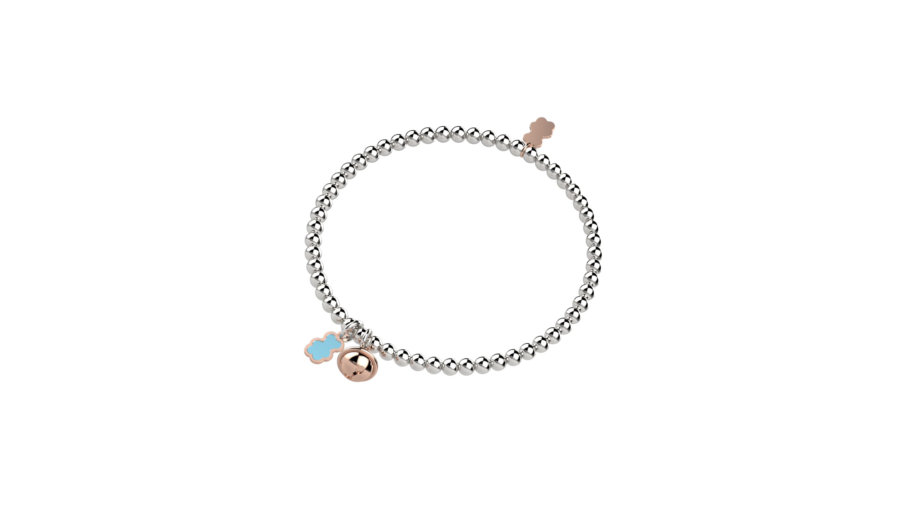 nanan-bijou-bracciale-argento-con-campanella-e-orso-turchese image 2