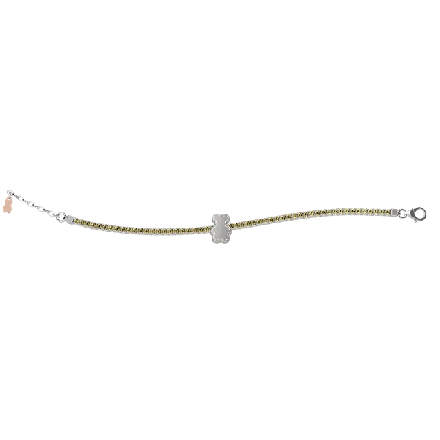 nanan-bijou-bracciale-tennis-mamma-argento-925-cristalli-gialli-tato image 1