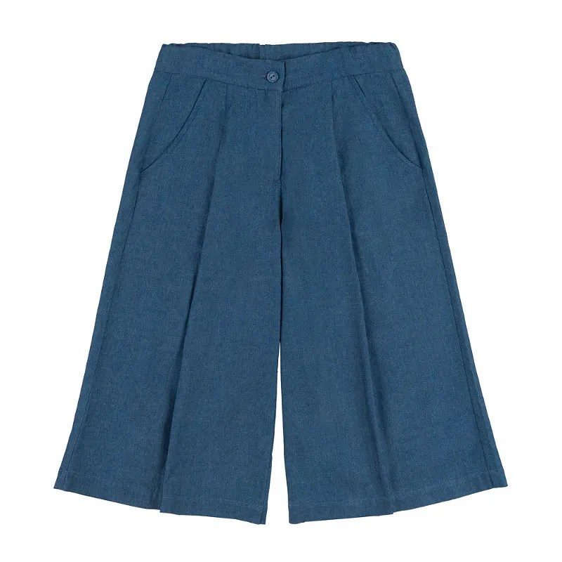 nanan-pantalone-in-denim-neonato-con-elastico-regolatore image 1