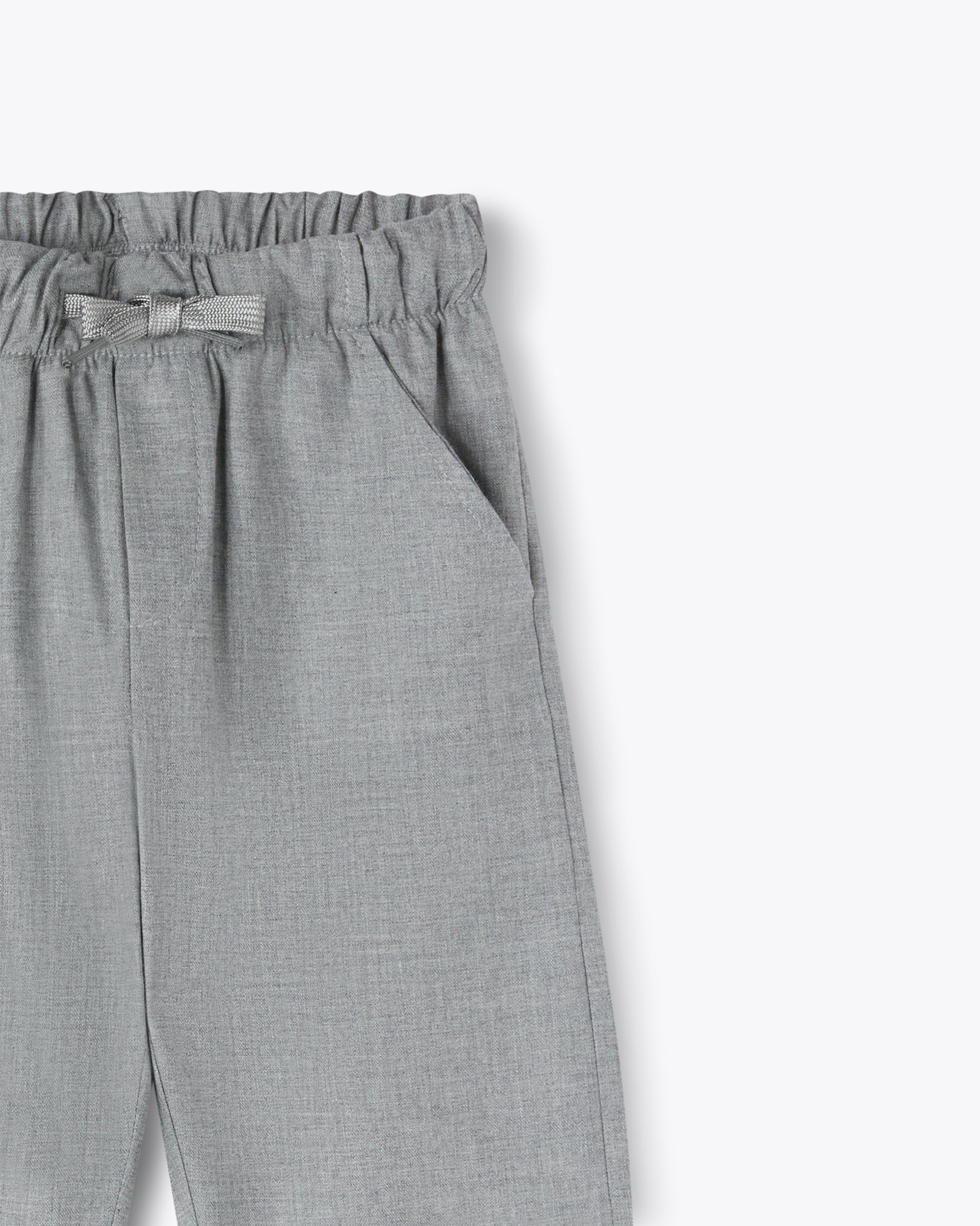 nanan-pantalone-grigio-in-caldo-twill-con-coulisse image 3