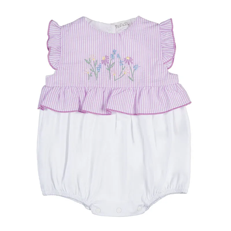 nanan-pagliaccetto-lilla-con-frappe-pagliaccetto-jersey-neonata image 1