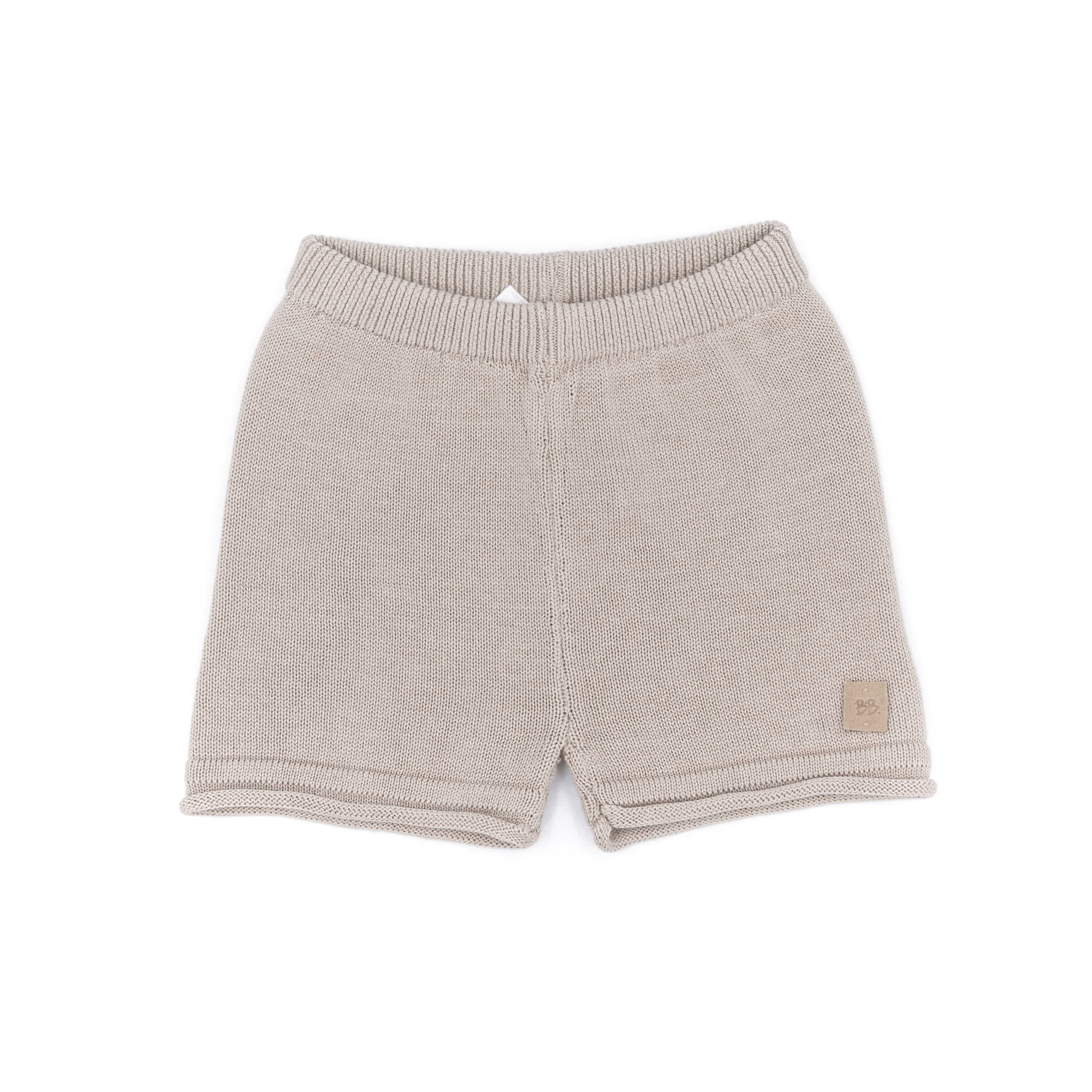 bamboom-pantalone-corto-knitted-cammello-33-neonato image 1