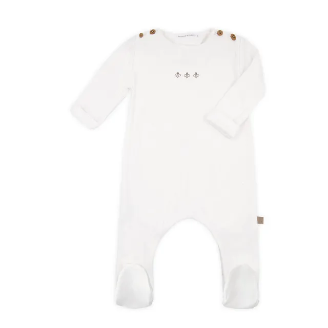 bamboom-tutina-neonato-bees-panna-02 image 1