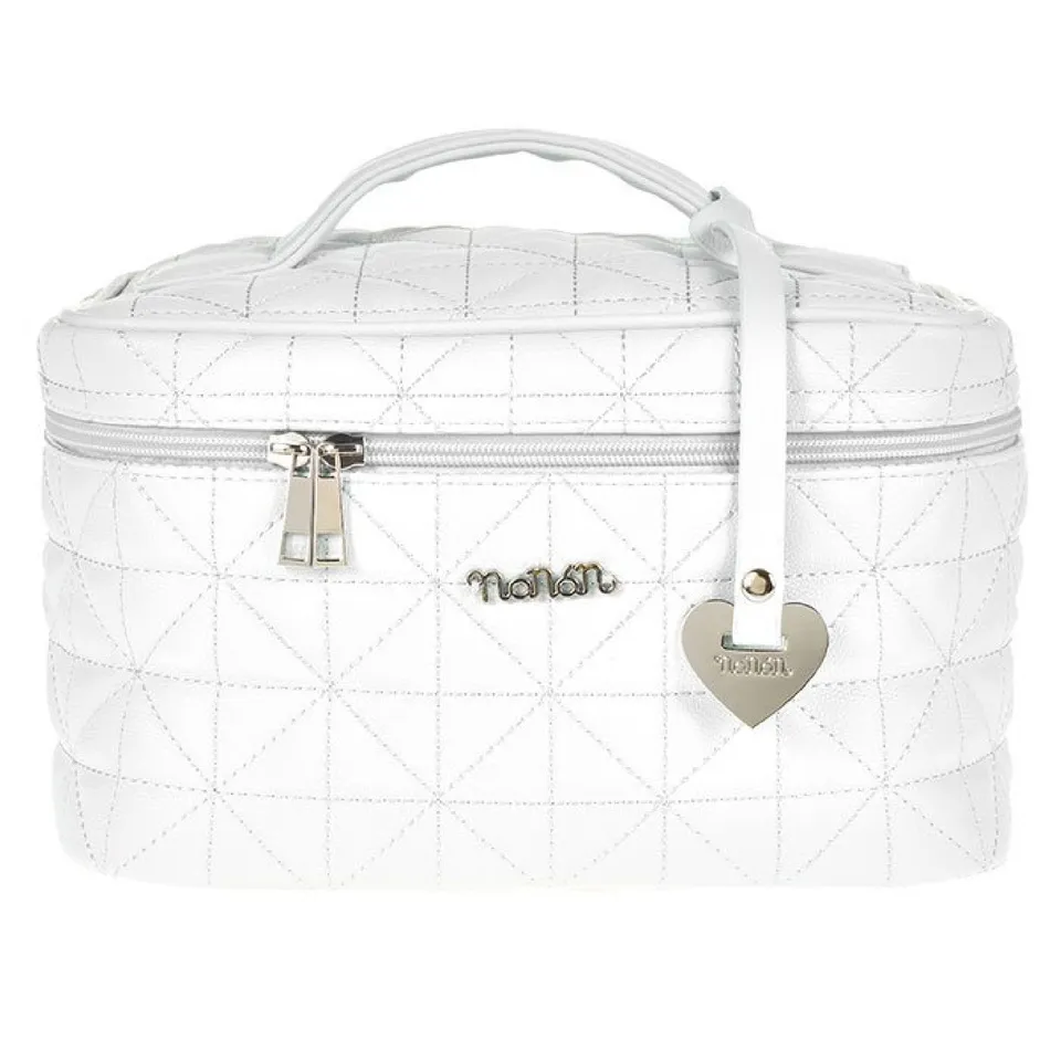 nanan-pastello-beauty-bianco-trapuntato-in-ecopelle image 1