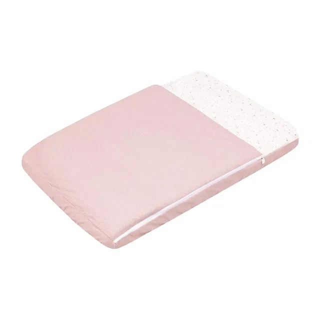 cambrass-nest-piumino-sacco-mini-culla-49-5x83-5-cm-sky-pink-con-zip-ykk image 1