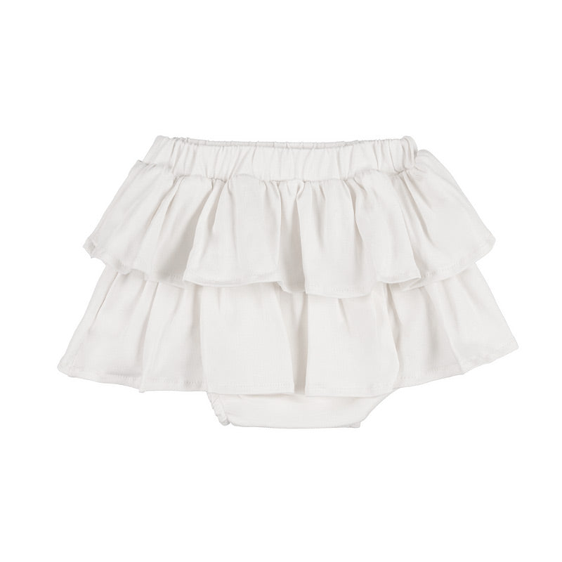 nanan-gonna-culotte-off-white-con-balze-neonata image 1