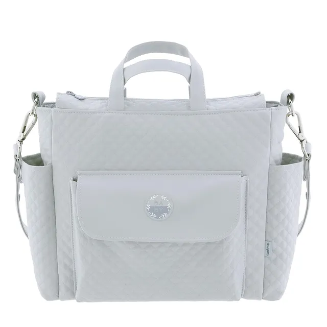 cambrass-pack-sara-borsa-maternit-grigio-16x43x37-cm image 1
