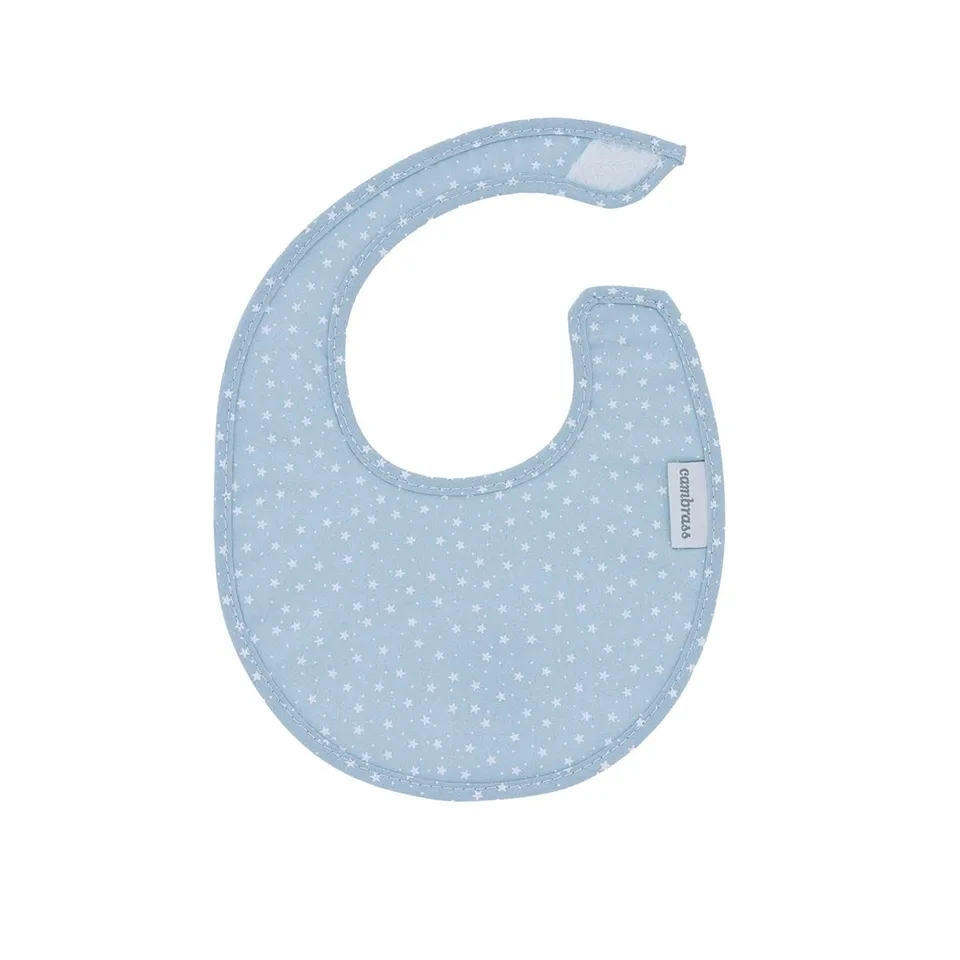 cambrass-bavetta-rotonda-velcro-forest-azzurro-16x19x1-cm image 1