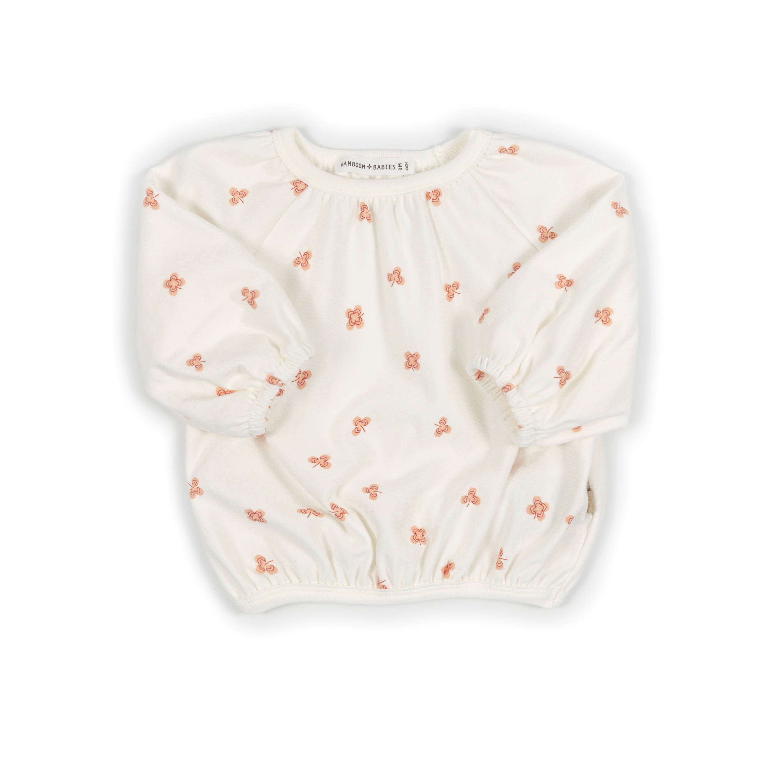 bamboom-maglia-bimba-maniche-lunghe-print-lucky-leaves-280 image 1