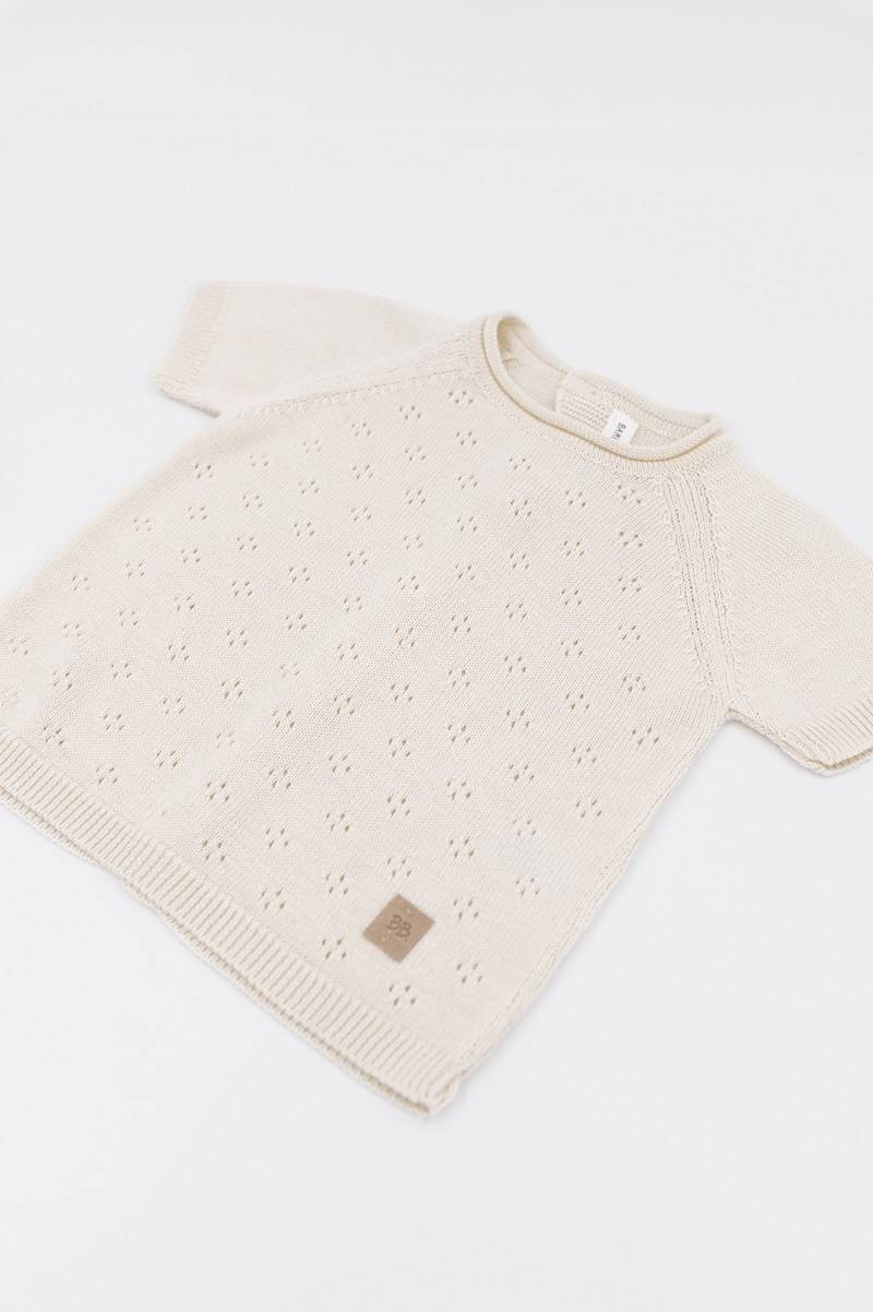bamboom-maglia-traforata-knitted-bianco-01-maniche-corte image 3