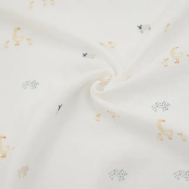 bamboom-swaddle-xl-singolo-120x120cm-farm-buddies-135-in-mussola-di-bamb image 1