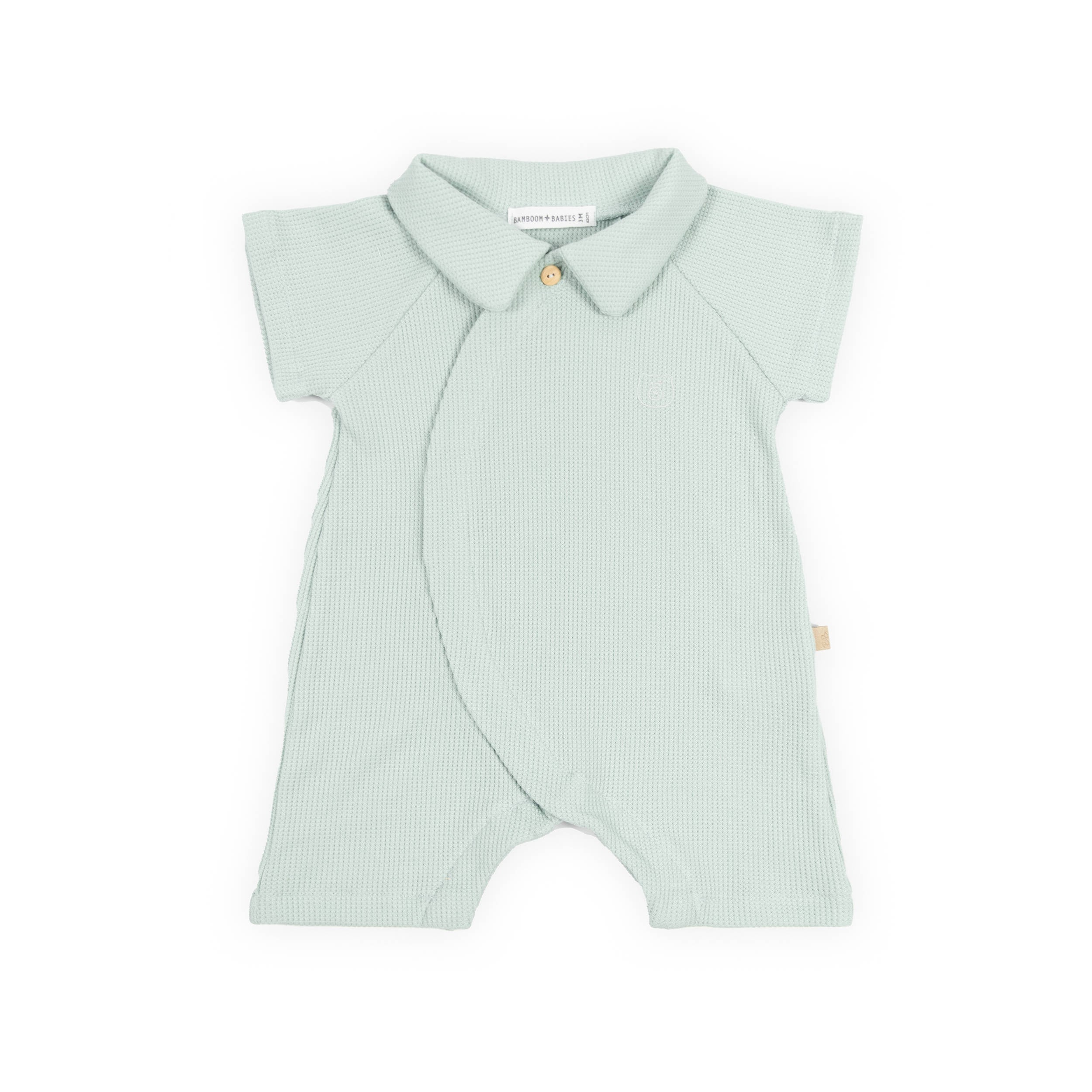 bamboom-tuta-estiva-neonato-jersey-waffle-ocean-blu-200 image 1