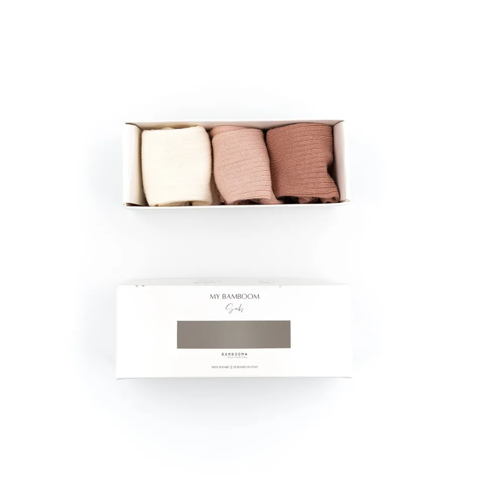 bamboom-3pc-calza-bimba-con-pizzo-in-gift-box-rosa-04 image 1