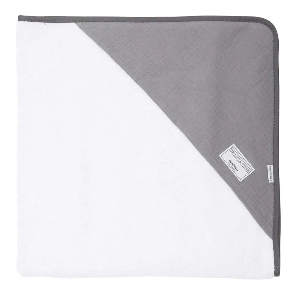 cambrass-43300-accappatoio-neonato-astra-grigio-80x80-cm image 1