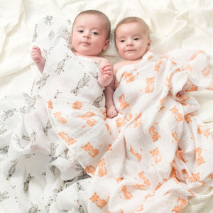 aden-anais-essentials-mussola-in-cotone-swaddle-4-pack-safari-babes image 3