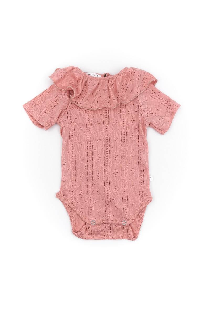 bamboom-body-collo-volant-rosa-scuro-147-mezza-manica image 1
