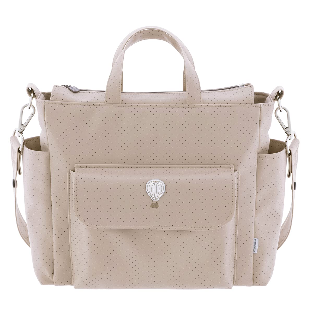 cambrass-borsa-mamma-pack-ale-camel-16x43x37-cm image 1