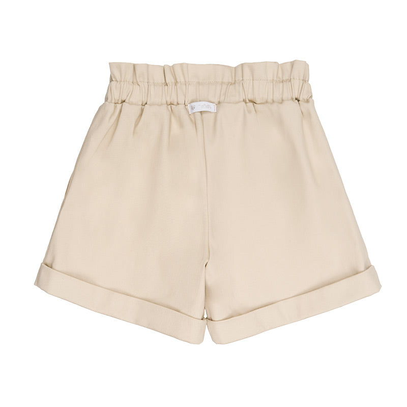 nanan-shorts-beige-in-cotone-con-frappa-e-tasche-alla-francese image 2