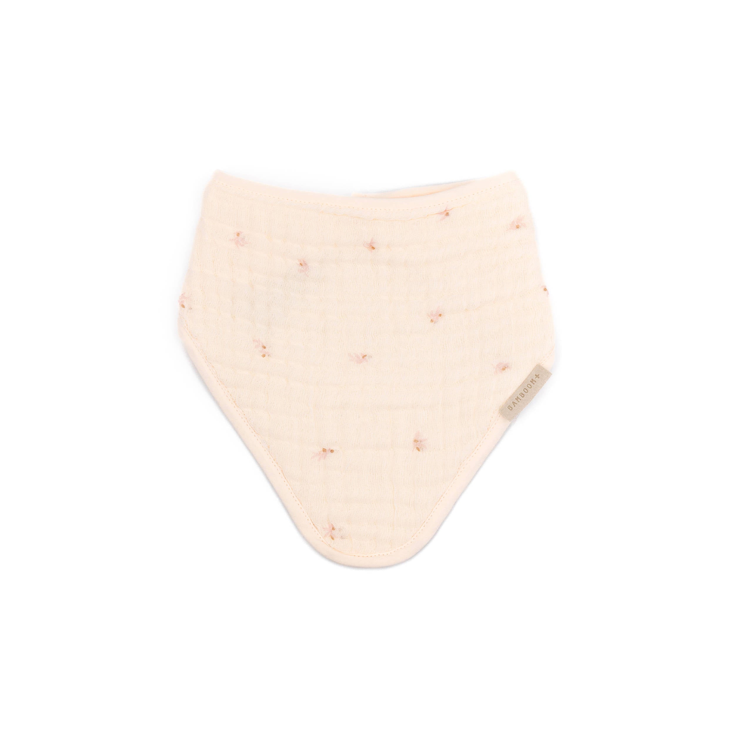 bamboom-bib-triangle-bavaglino-triangolare-nuvola-olives-pink-414 image 1