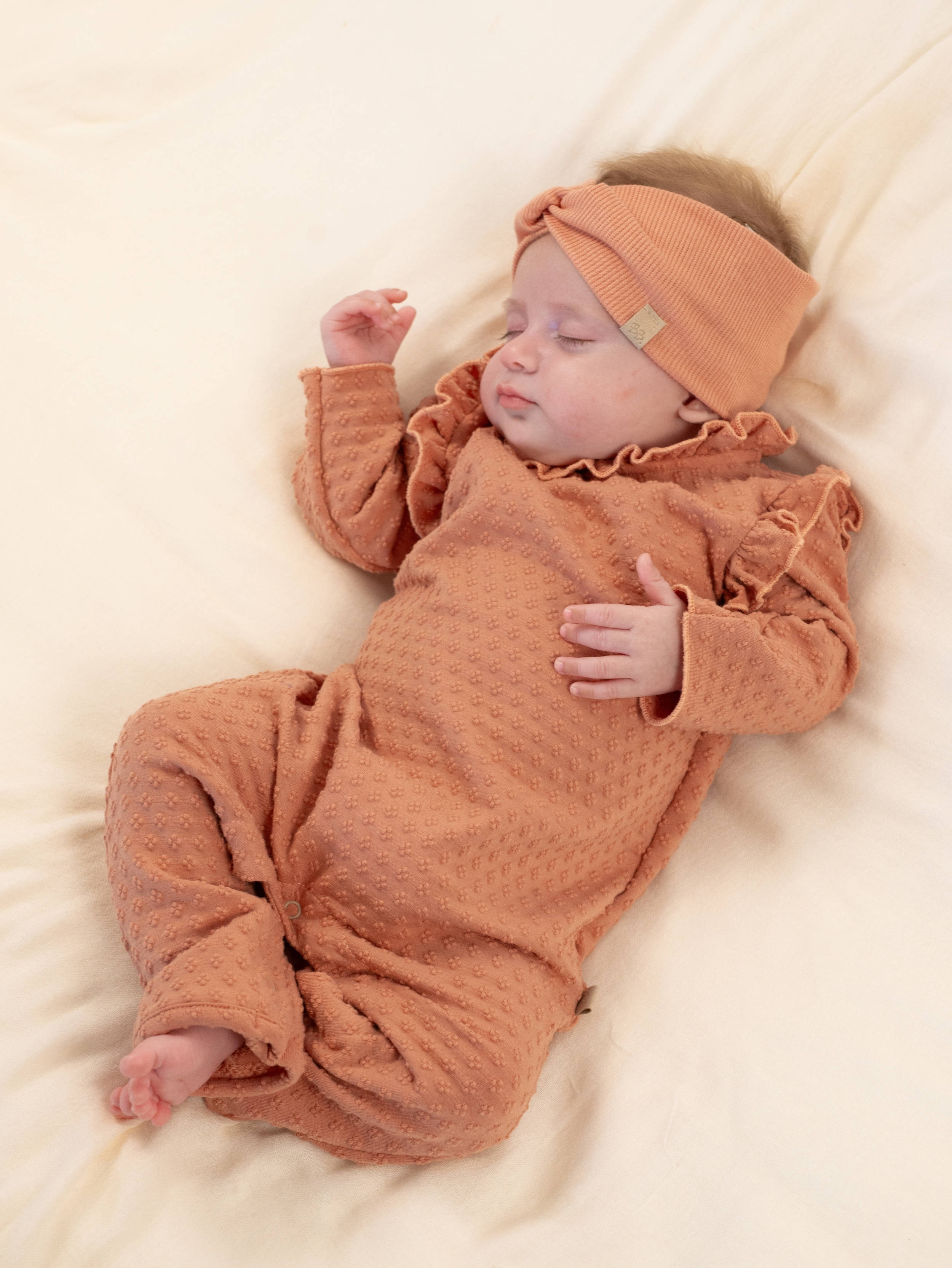 bamboom-tuta-dots-coral-276-tutina-bimba-jersey-bamb-e-cotone image 3