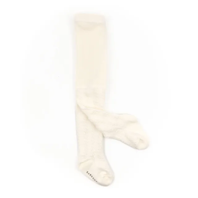 bamboom-calza-maglia-traforata-panna-02 image 1