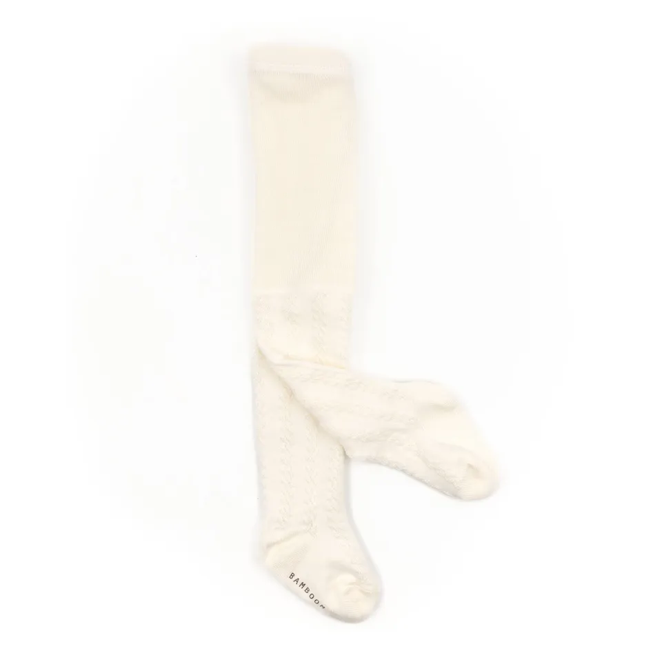 bamboom-calza-maglia-traforata-panna-02 image 1