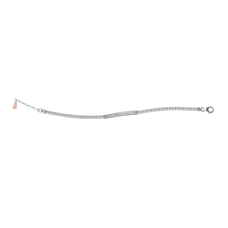 nanan-bijou-bracciale-tennis-mamma-in-argento-con-targhetta-personalizzabile image 1