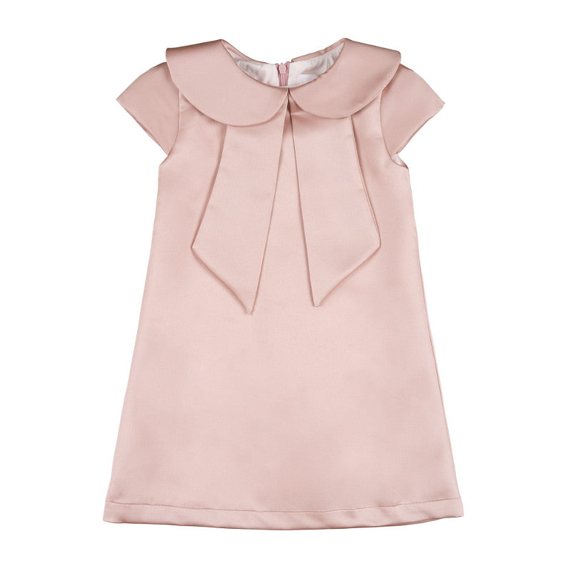 nanan-abito-con-colletto-a-fiocco-e-zip-posteriore image 1