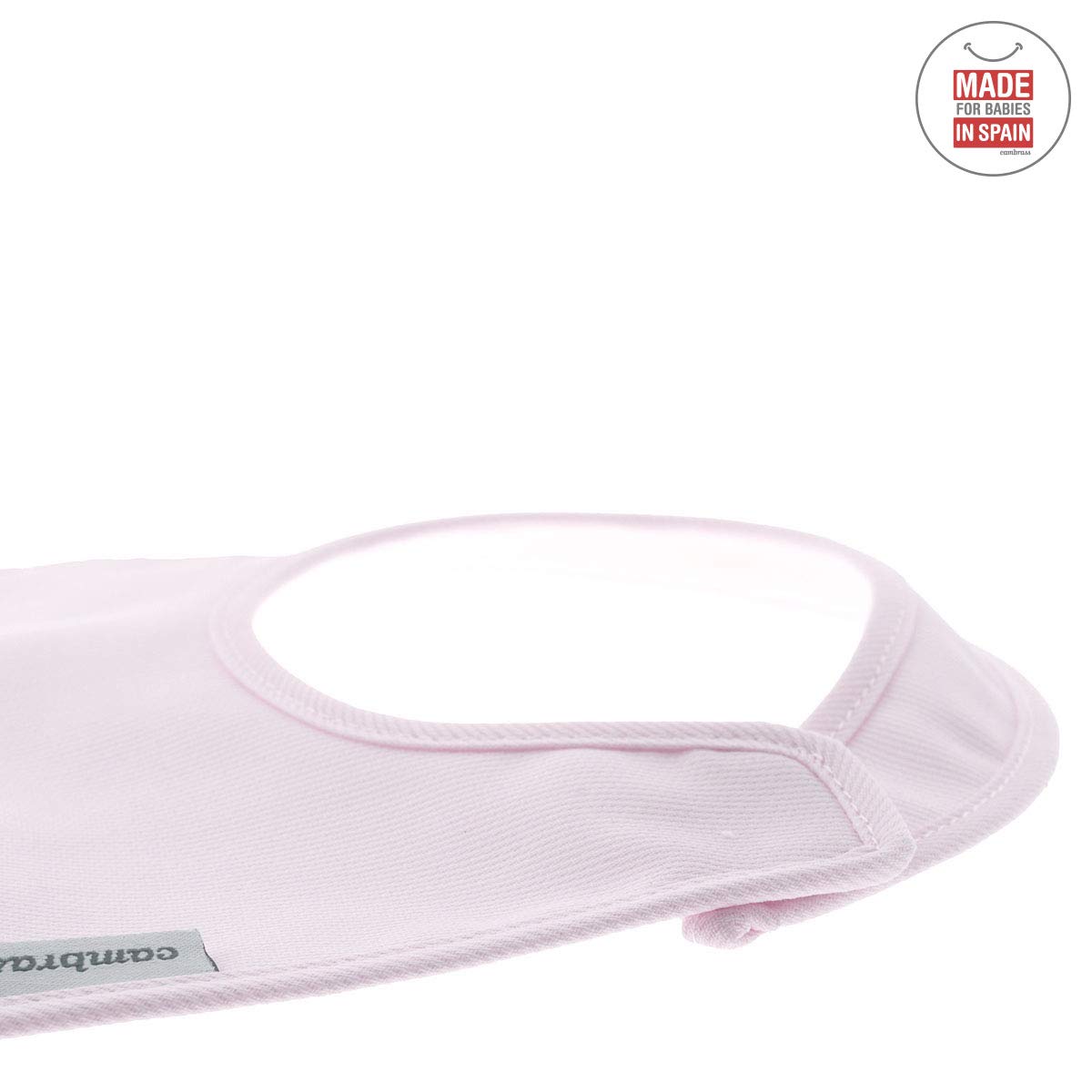 bavaglino-quadrato-con-velcro-cambrass-pio-pio-rosa-20x26-cm image 4