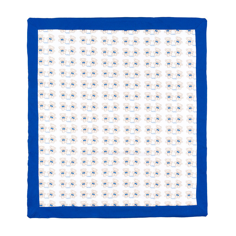 nanan-coperta-teddy-blu-allover-orsetti image 1
