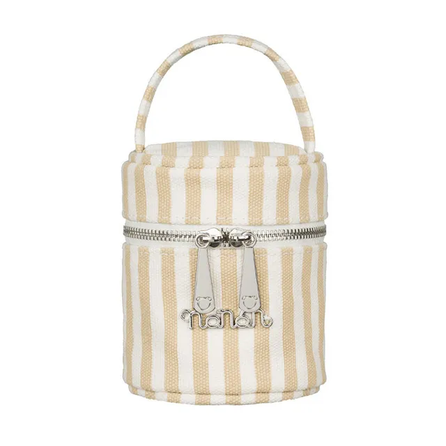 nanan-portaciuccio-canvas-beige-con-cerniera image 1