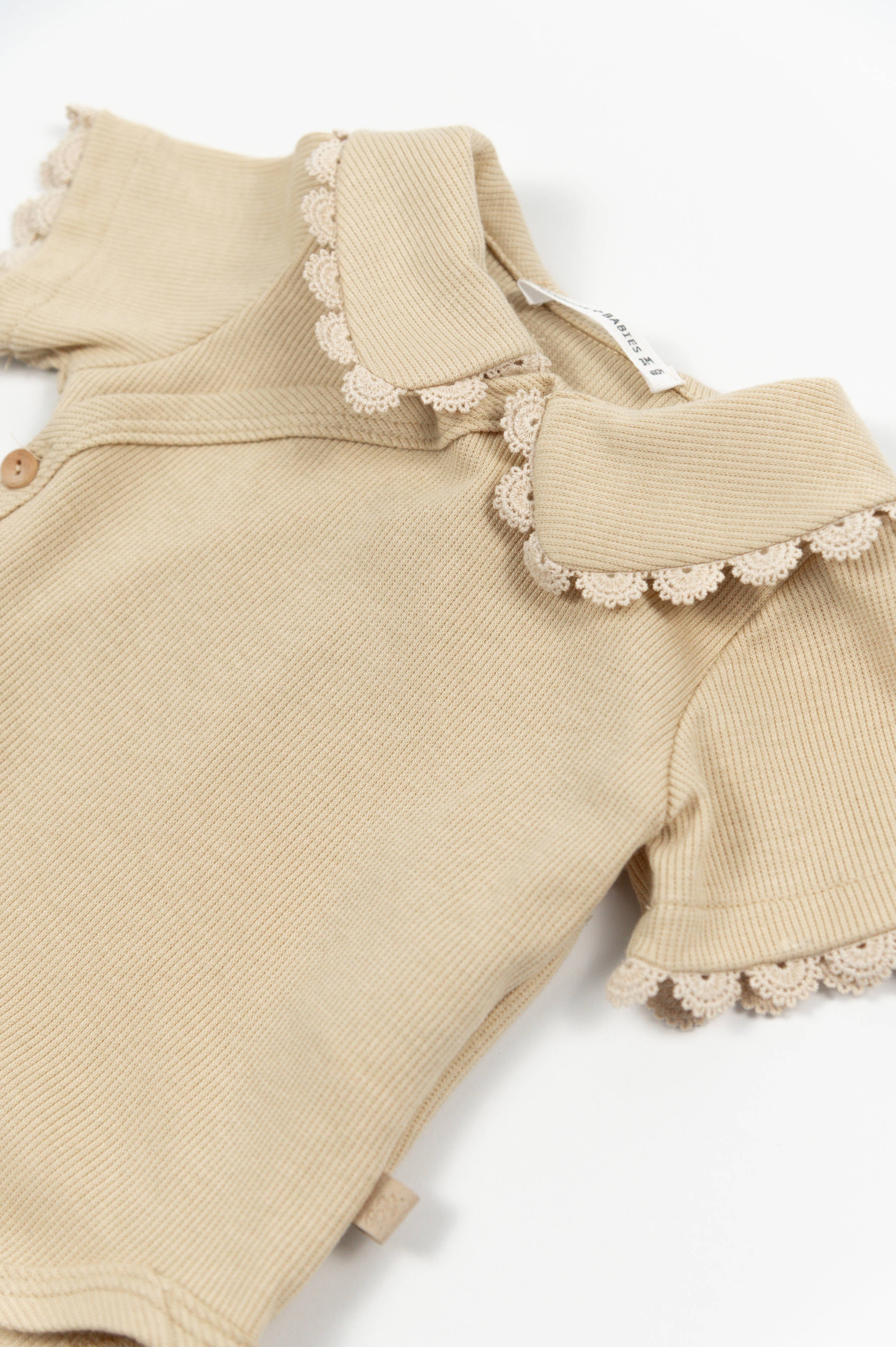 bamboom-body-con-colletto-embroidery-mustard-270-manica-corta image 2