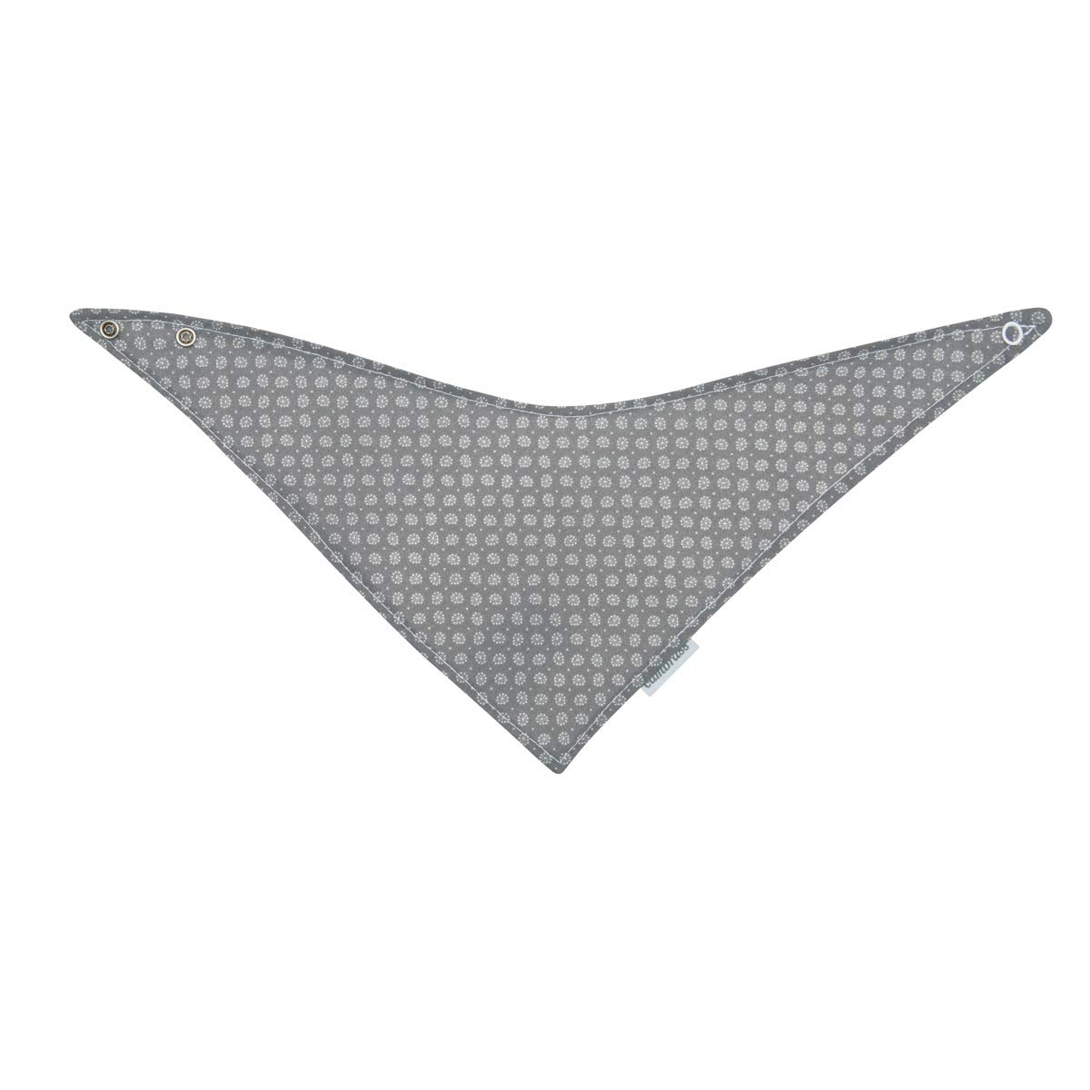 cambrass-astra-grigio-fiori-bavetta-bandana-38x18-cm image 1