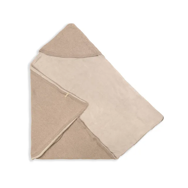 bamboom-copertina-wrap-4-stagioni-cashmere-teddy-light-chocolate-melange-318 image 1