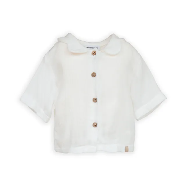 bamboom-camicia-collo-a-fiore-bimba-offwhite-111 image 1