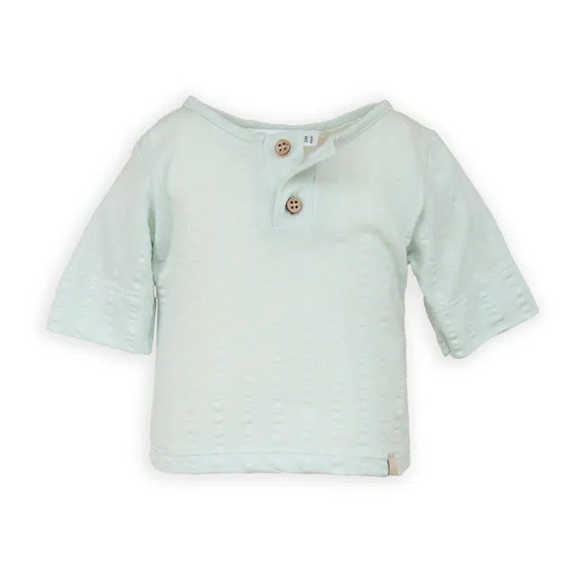 bamboom-t-shirt-a-maniche-corte-apertura-polo-blu-blush-125 image 1
