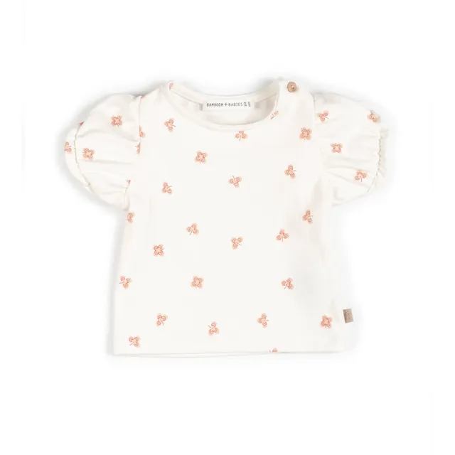 bamboom-shirt-manica-corta-a-palloncino-print-lucky-leaves-280 image 1