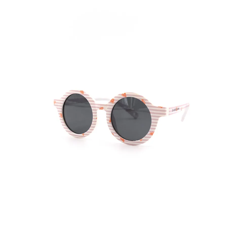 bamboom-occhiali-da-sole-bimbi-400uv-stripe-and-leaves-433-tondi image 1