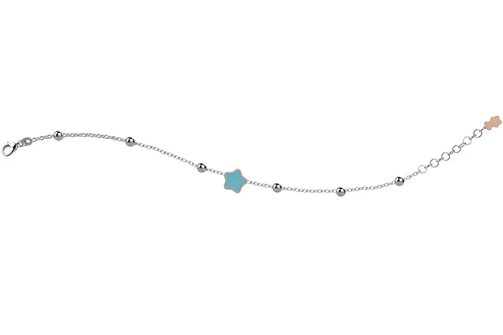 nanan-bijou-bracciale-con-stella-turchese-in-argento image 1