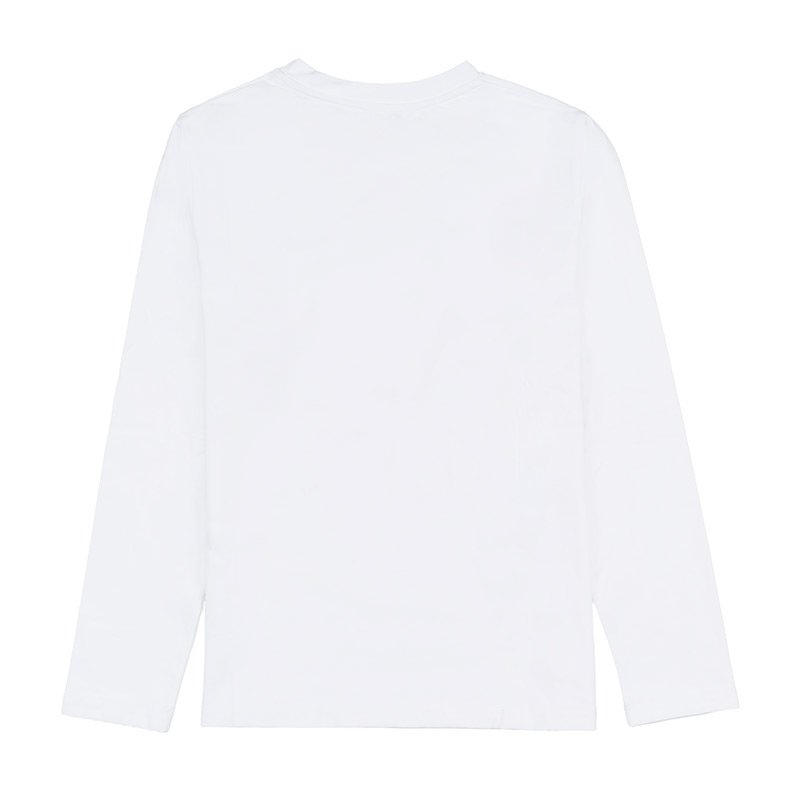 nanan-t-shirt-manica-lunga-bianca-con-scritta image 2