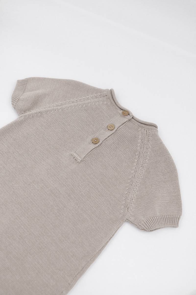 bamboom-pagliaccetto-con-tasca-knitted-cammello-33-neonato image 6